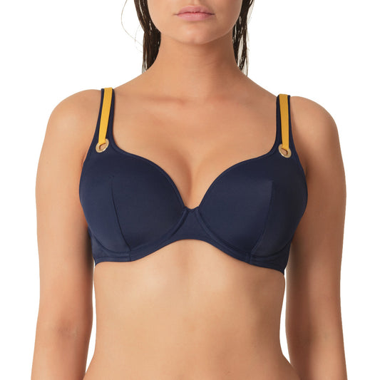 Marie Jo Swim "Claudia" Deep Plunge Bikini Top FRONT