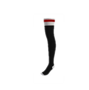 Black Red Pook Thigh-High Sky-High Knee Socks