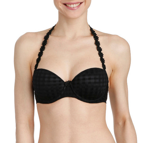 Marie Jo Avero Balcony Padded T-shirt Bra Black Halter