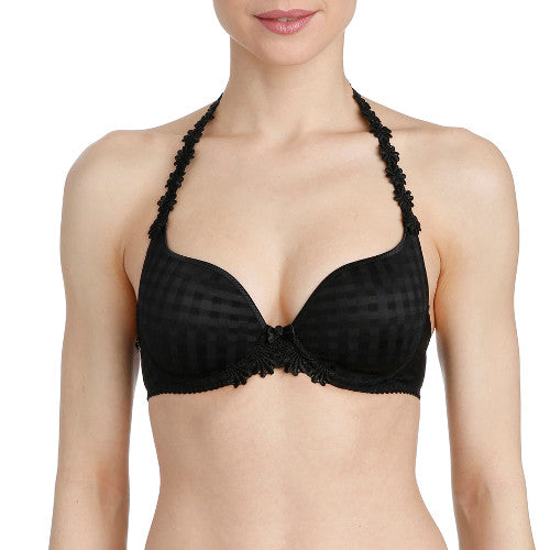 Buy Clovia Women's Cotton Padded Underwire T-Shirt Bra with Transparent  Straps and Band (BR1925P1336D_Black_36D_Black_36D) at