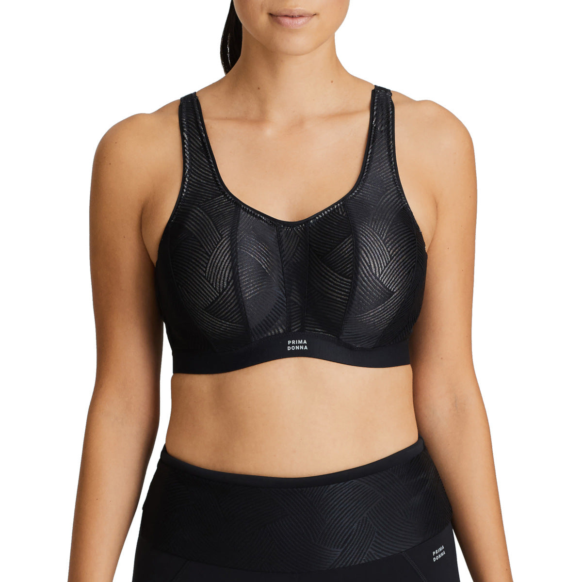 Prima Donna The Game Padded Wired Sports Bra - Midnight Magic Lingerie