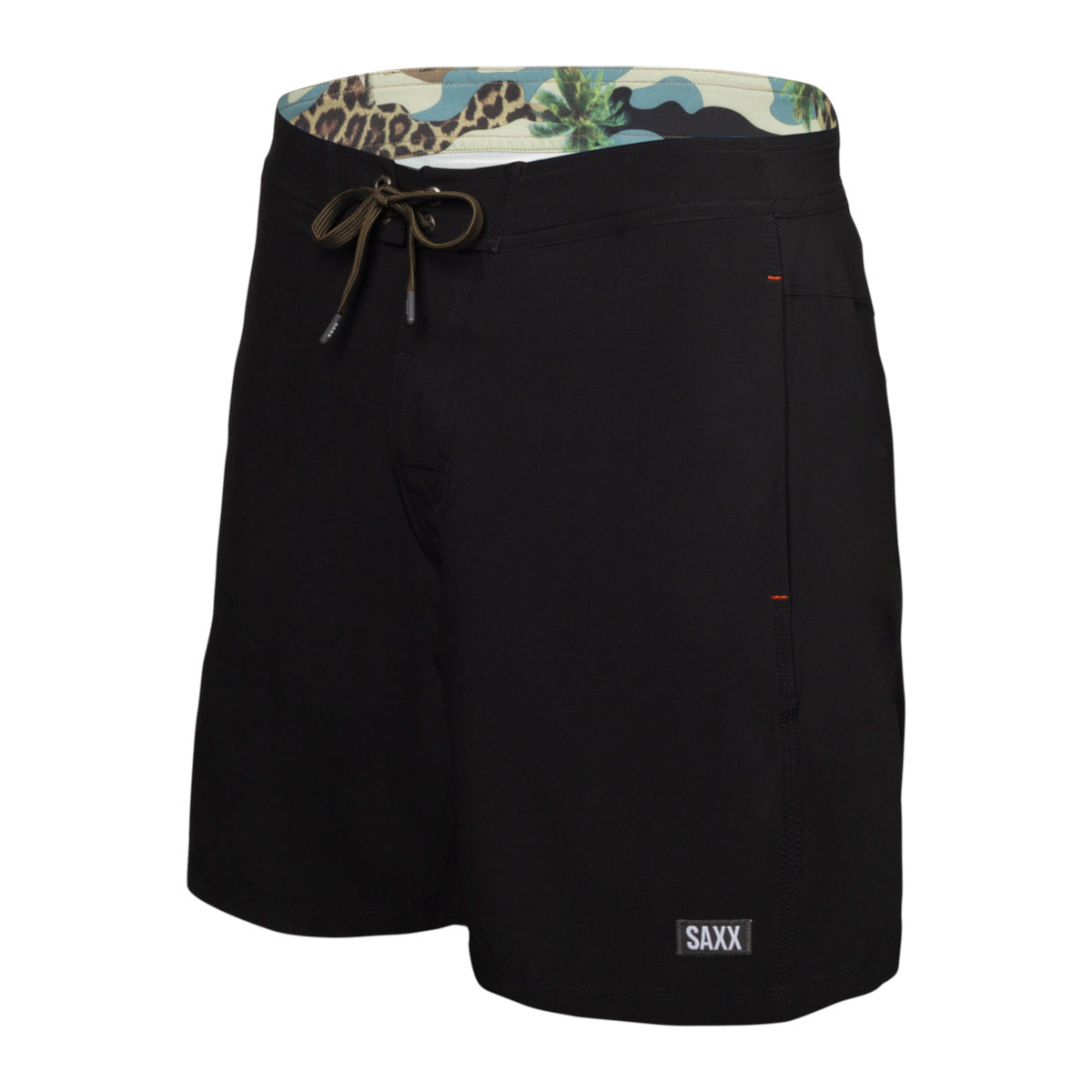 Black SAXX Betawave 2-in-1 Board Shorts - 17"