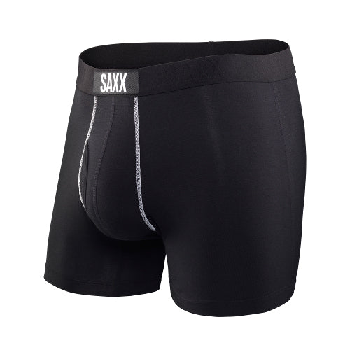 Saxx Ultra Boxer with Fly Black