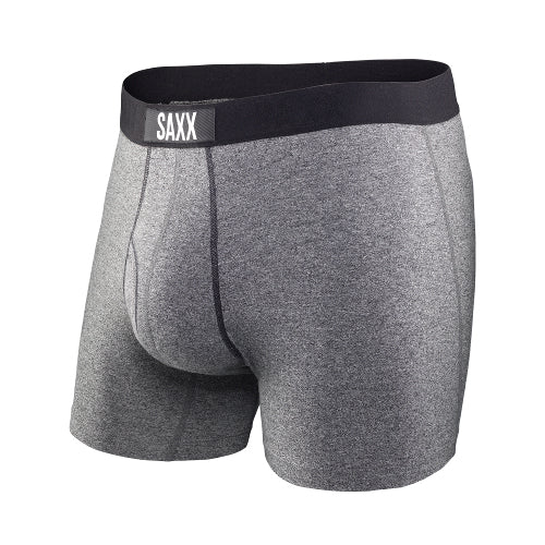Saxx Ultra Boxer with Fly Salt & Pepper