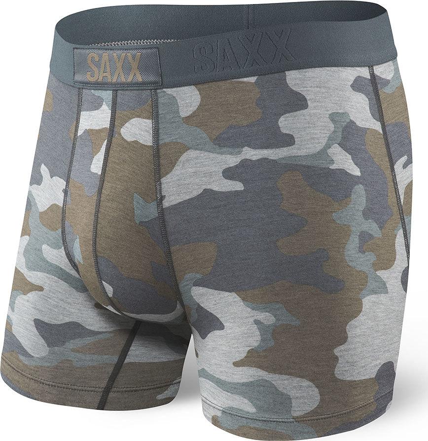 Grey Supersize Camo Saxx Vibe Boxer Brief