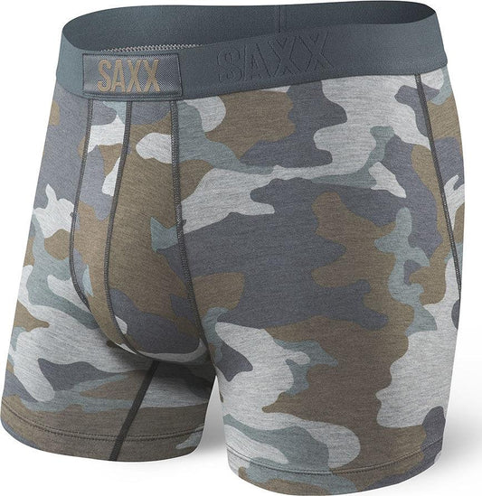 Grey Supersize Camo Saxx Vibe Boxer Brief