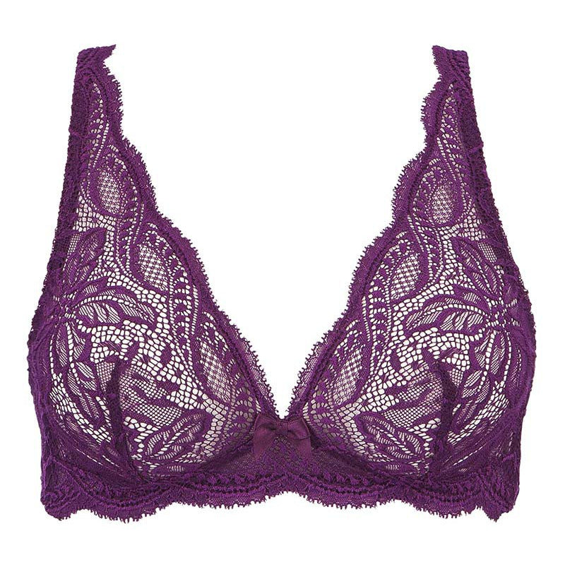NSN Holiday Triangle Bralette Rossetto NEVER1320 - Lace & Day