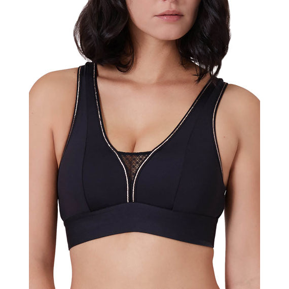 Comfortable Grey Racerback Sports Bra with Front Closure
