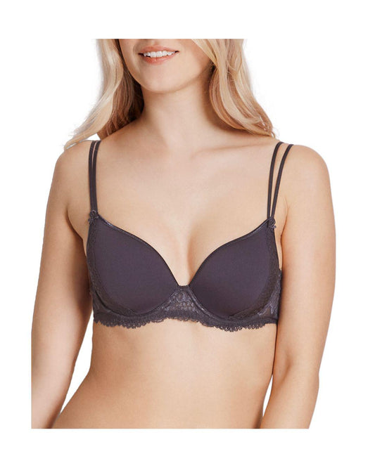 Simone Pérèle Promesse 3D Plunge Spacer Bra grey/deep charcoal